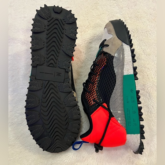 RARE ADIDAS ORIGINALS X ALEXANDER WANG REISSUE RUN SOLAR RED - Size 12 - Picture 3 of 14